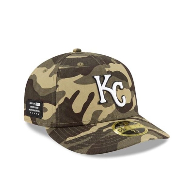 Kansas City Royals Gorra | New Era MLB Armed Forces Weekend Low Profile 59fifty Fitted Cap Mexico - Verdes